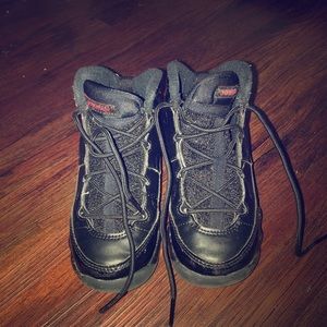 Black sneakers